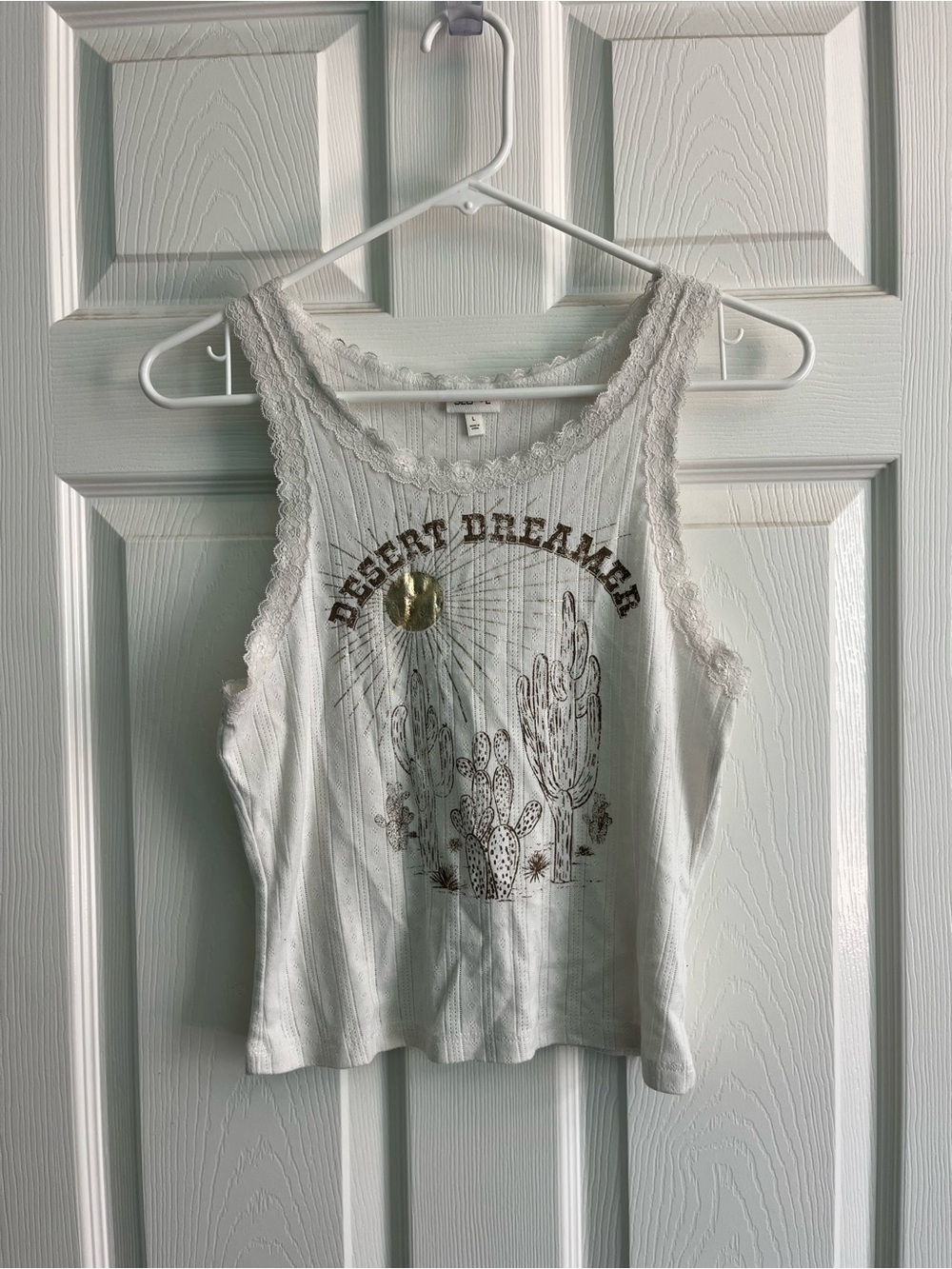 Self Esteem Lace Cami Tank Top
